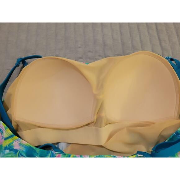 Kim Gravel Size 20 Paradise Preppy Blouson Tankini & Skirted Bottom A629536 NWOT - Picture 9 of 16